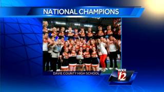 Davie County Forbush cheerleaders shine [upl. by Dmitri]