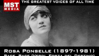 100 Greatest Singers ROSA PONSELLE [upl. by Ambie]