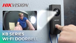 Hikvision DSKB6003WIP Wifi Video Doorbell Review  Hikconnect Setup Its still worthy [upl. by Vanni84]