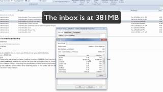 How to view folder size in Outlook 2010 [upl. by Jaeger806]