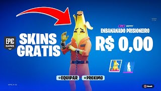 SKIN GRÁTIS PARA TODOS no FORTNITE COMO RESGATAR a NOVA SKIN do SNAKE DE GRAÇA PARA TODOS [upl. by Yrallam]