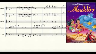 Friend Like Me from Aladdin for Brass Quintet [upl. by Roley83]