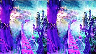 3D Roller Coaster Magic Adventure VR Videos 3D SBS Google Cardboard VR ExperienceVR Box VR Coaster [upl. by Vezza867]