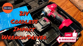 21V Cordless Impact WrenchDriver [upl. by Brandwein101]