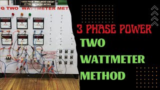 7th  Three Phase Power Measurement in Unbalance Circuit by Two Wattmeter Method Basic Electrical [upl. by Gallager677]