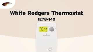 The White Rodgers 1E78140 Thermostat [upl. by Isabeau]