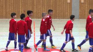 TuS Traunreut U12 Hallenmasters 2015 Einlauf [upl. by Naie]