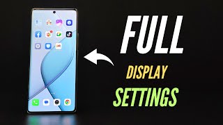 Full Display Settings Tecno Mobiles amp Spark 20 Pro Plus [upl. by Nnayelsel]