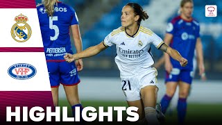 Real Madrid vs Vålerenga  Highlights  UEFA Womens Champions League 11102023 [upl. by Henigman815]