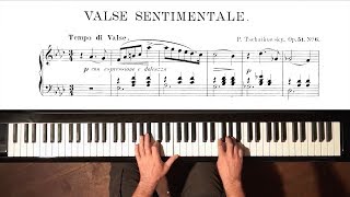 Tchaikovsky “Valse Sentimentale” P Barton FEURICH 218 piano [upl. by Ralleigh220]