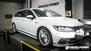 VW Passat 20 BiTDI 238 PS to 290 PS by DIESELPOWER wwwdpracecom [upl. by Anema]