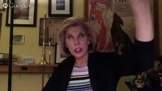 Gold Derby QampA Christine Baranski The Good Wife [upl. by Macfarlane]