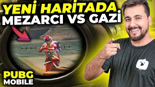 MEZARCI VS GAZİ YENİ HARİTA KÜTÜPHANE  PUBG MOBILE [upl. by Anyzratak]