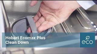 How to clean your Hobart Ecomax Plus Undercounter Dishwasher or Glasswasher [upl. by Alwitt]