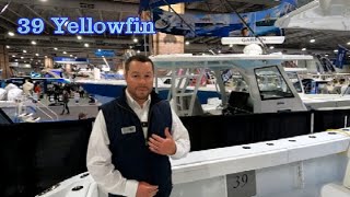 2024 Yellowfin 39  AC Boat show [upl. by Johnath]