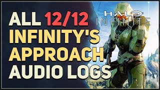 All 12 Infinitys Approach UNSC Audio Logs Halo Infinite [upl. by Seugram624]