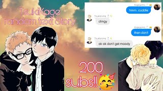 TsukiKage  200 subs🥳  JazzTextStory [upl. by Nosnev764]