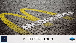 Comment Incruster un LOGO dans une PERSPECTIVE avec PHOTOSHOP [upl. by Asilana]