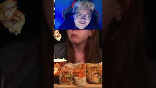 SUSHI CROCANTE CLIPADUH  duhkoyama em Twitch FOOD [upl. by Joell]