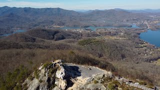 Drone Views of Bell Mountain in Hiawassee Georgia [upl. by Alysia]