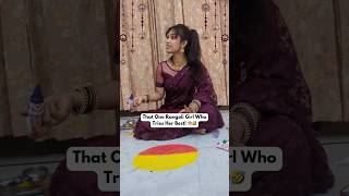 Rangoli ek art hai art rangoli funny diwali youtubefeed [upl. by Adabelle]