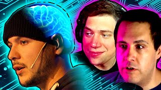 Tim Pool SPECULATES WILDLY on Musks Neuralink NIGHTMARE WORLD THOUGHT SLIME END OF YEAR CROSSOVER [upl. by Housen]