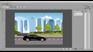 How to animate a car in Tupi tube 2D desk l 2023 l Easy method [upl. by Lucretia]