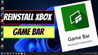 How To Uninstall and Reinstall Xbox Game Bar In Windows 11 To Fix Issues [upl. by Edasalof809]