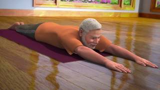 Yoga with Modi  Bhujangasana Hindi [upl. by Ladew]