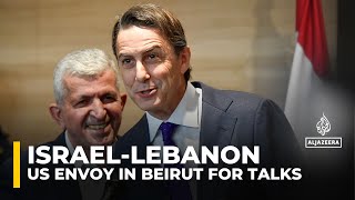 US envoy speaks positively after talks with mediators in Beirut [upl. by Penland]