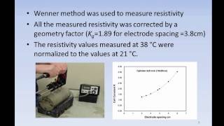 Resistivity versus Time Due to Concrete Composition and Exposure to Various [upl. by Nnylatsirk]