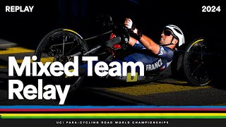 REPLAY  Mixed Handbike Team Relay  2024 UCI Paracycling World Championships [upl. by Llehcim]