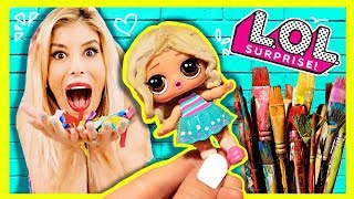 REBECCA ZAMOLO 💖 custom LOL Surprise Doll  DIY  TUTORIAL [upl. by Holsworth]