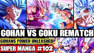 ULTRA INSTINCT GOKU VS BEAST GOHAN A Shocking Rematch Dragon Ball Super Manga Chapter 102 Spoilers [upl. by Aidualc]