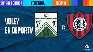 Ferro 🆚 San Lorenzo  Fecha 9  División Honor Femenina  Vóley Metropolitano [upl. by Elleinod426]