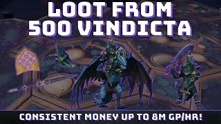 Loot From 500 Vindicta Up to 8m Gphr Runescape 3 Episode 13 [upl. by Tolmann622]