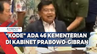 quotKodequot Ada 46 Kementerian di Kabinet PrabowoGibran [upl. by Happ]