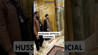 Allama Shehnshah Hussain Naqvi holy shrine hazrat imam Ali as at Najaf e Ashraf iraq💕shortsvideo [upl. by Mistrot714]