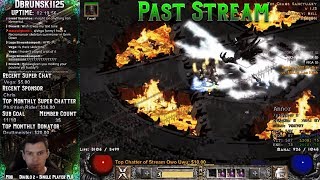 Diablo 2  MF Trapsin Chaos Runs and Pitzerker 2 GG FINDS 11272018 [upl. by Josiah]