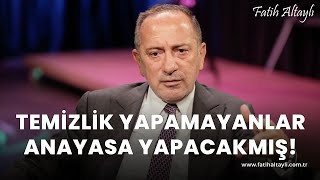 Fatih Altaylı yorumluyor Okul tuvaleti temizleyemeyenler anayasa yapacakmış [upl. by Ylsel]