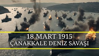 18 MART 1915 ÇANAKKALE DENİZ SAVAŞI [upl. by Anit]