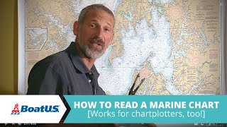 How to Read a Marine Chart Works for Chartplotters Too navigation  BoatUS [upl. by Trab]