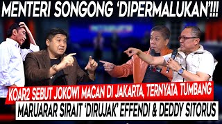 Dipermalukan❗Koar2 Sebut Jokowi Macan Di Jakarta Ternyata Tumbang Maruarar Dirujak EffendiDeddy [upl. by Ennaehr348]