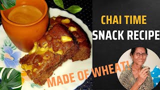 Eggless Wheat Banana Cake with Tandoori ChaiEasy to StoreEvening Munches or Midnight Hunger Pangs [upl. by Deron338]