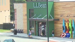 LL Bean opens in Cranston’s Garden City Center [upl. by Oinotla]