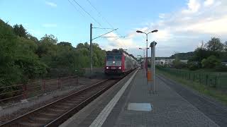 CFL 4004 met CFL Dosto 011 vertrek van station VolmerangelesMines FR [upl. by Apilef690]