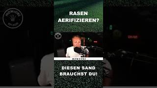 Rasen Aerifizieren 🌱 Diesen Sand brauchst du ⏳ [upl. by Muffin]