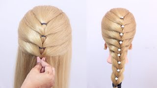 Totally Amazing hairstyle  Ponytail hairstyle for girls  Quick amp Unique hairstyle for long hairs [upl. by Rutherfurd]