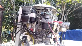 Chrysler outboard setting ignition timing Part 3 [upl. by Adon343]