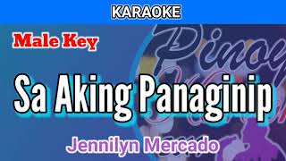 Sa Aking Panaginip by Jennilyn Mercado Karaoke  Male Key [upl. by Lukey]